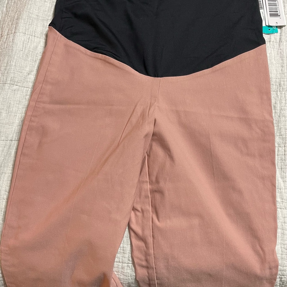 Tribal Maternity Dusty Rose Work Pants